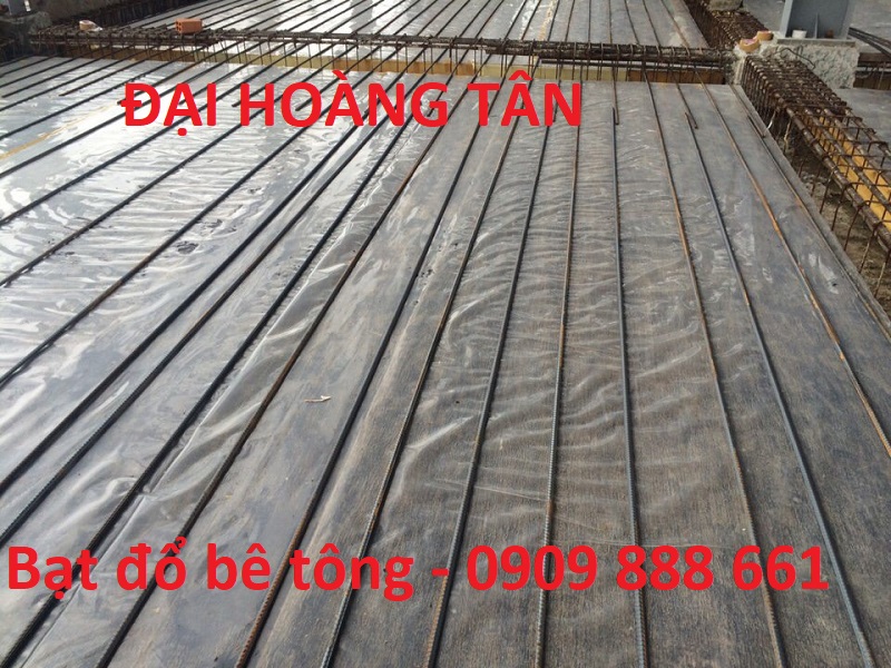 bạt đổ bê tông 10 nilon lót sàn đổ bê tông